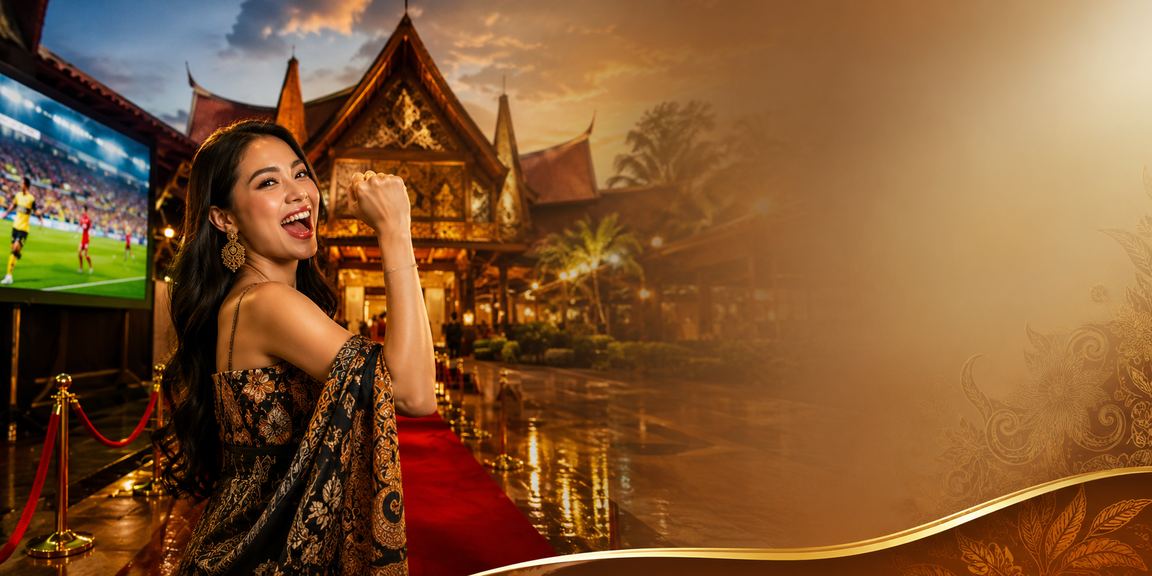 Suasana hiburan kasino bertemakan batik Sarawak di platform gfl2